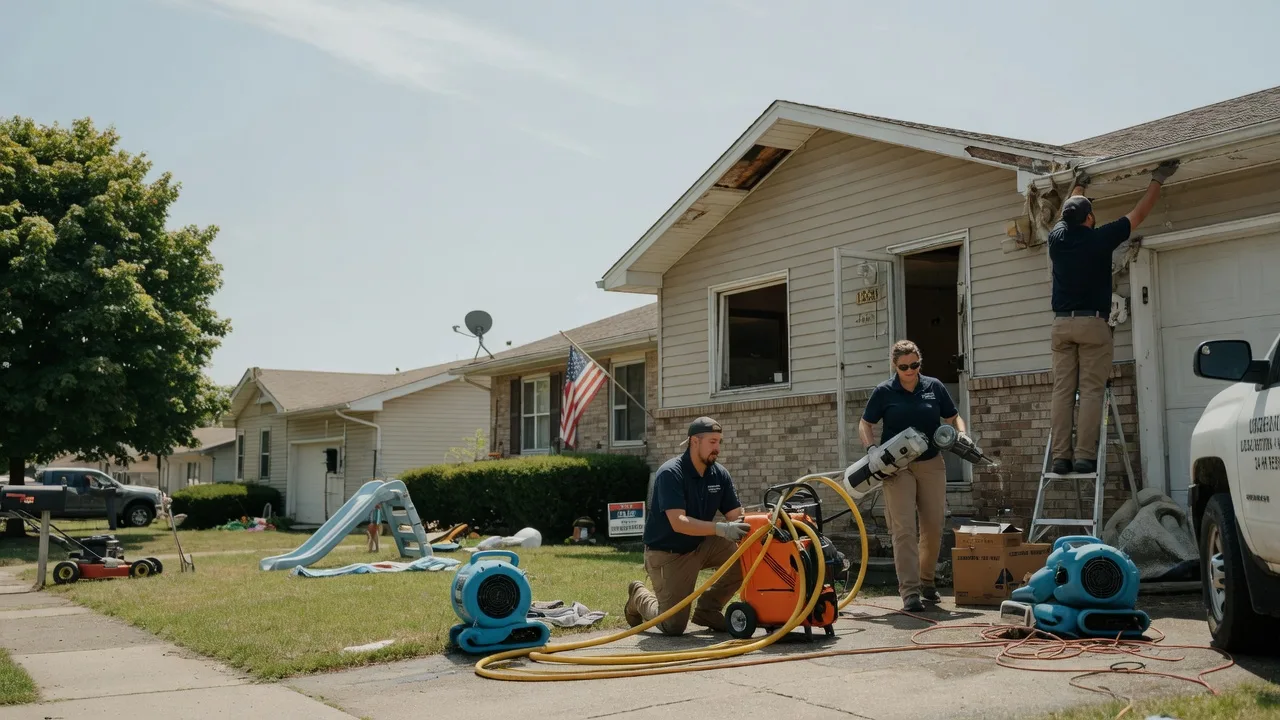 Water Damage Restoration in Williamsville, IL near me